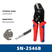 Solar Crimping Tool Kit For Photovoltaic Cable Connector Mini Hand Crimping Set SN-2546B 2