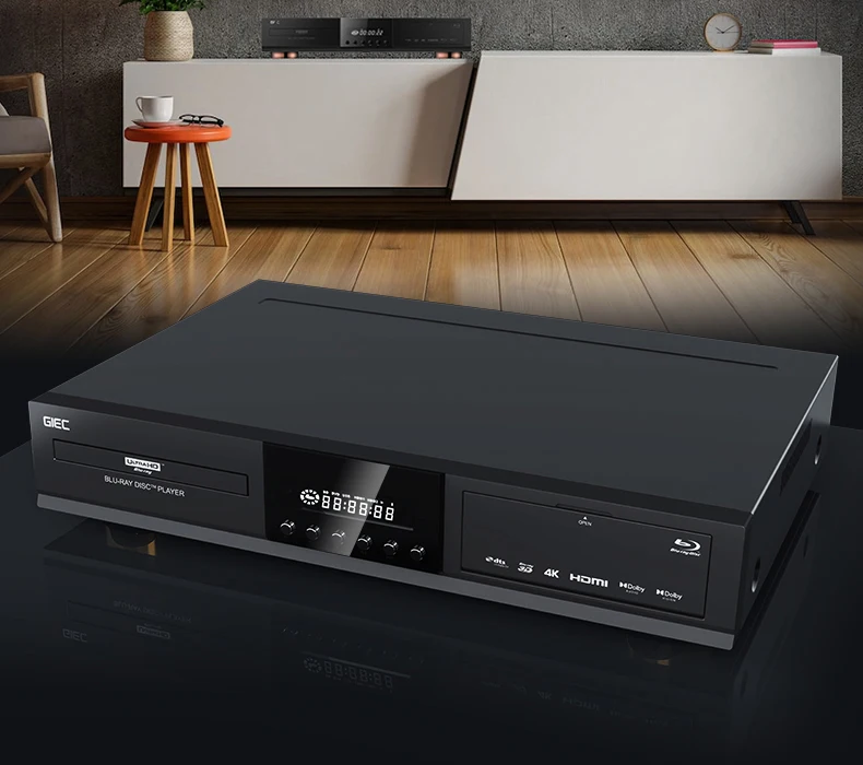 GIEC G5600 True 4K Ultra HD Blu-ray Player Dolby Vision HDD Player DVD Home CD