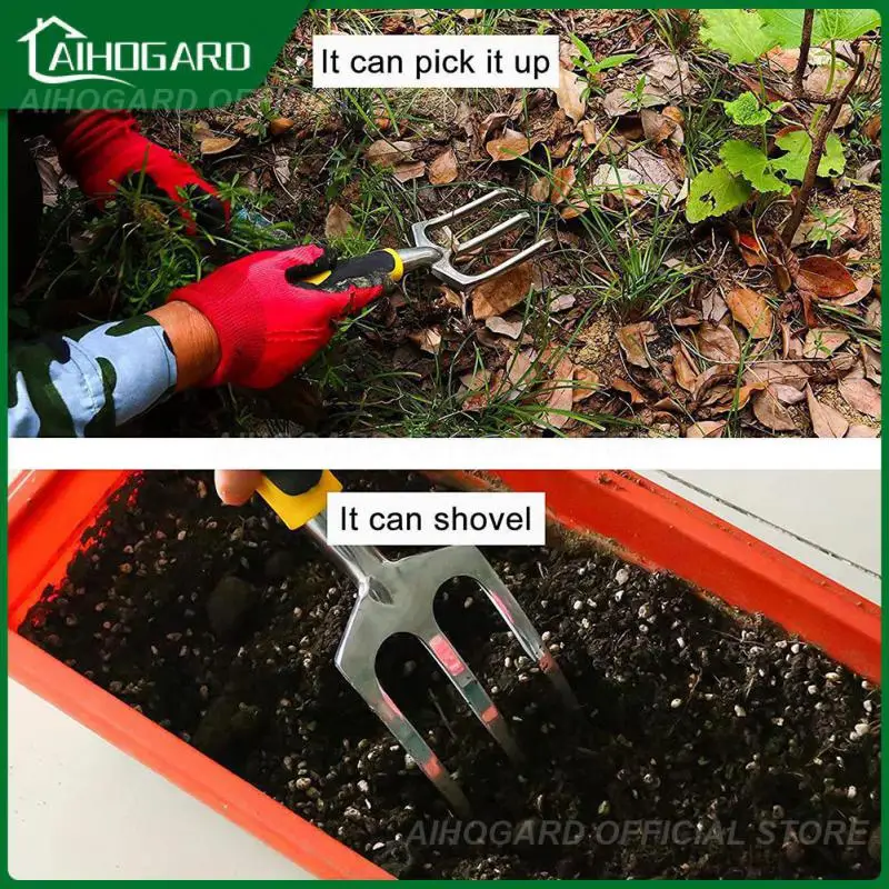 Manual Aerators Soil Turning Tool Mini Harrow Potted Plants Maintenance Plant Soil Shovels Loose