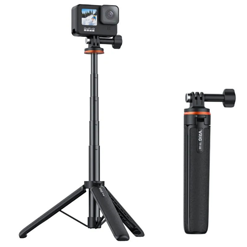 TP08 Extendable Selfie Stick Tripod Tabletop Mini Tripod for Insta360