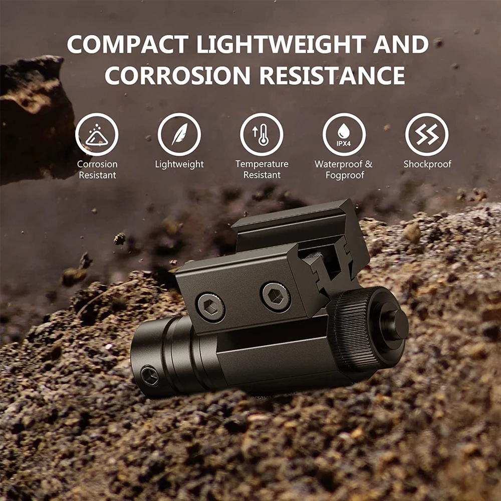 Tactical Red Green Dot Laser Sight Scope 11mm 20mm Adjustable Picatinny Rail Mount Rifle Pistol Airsoft Laser Batteries
