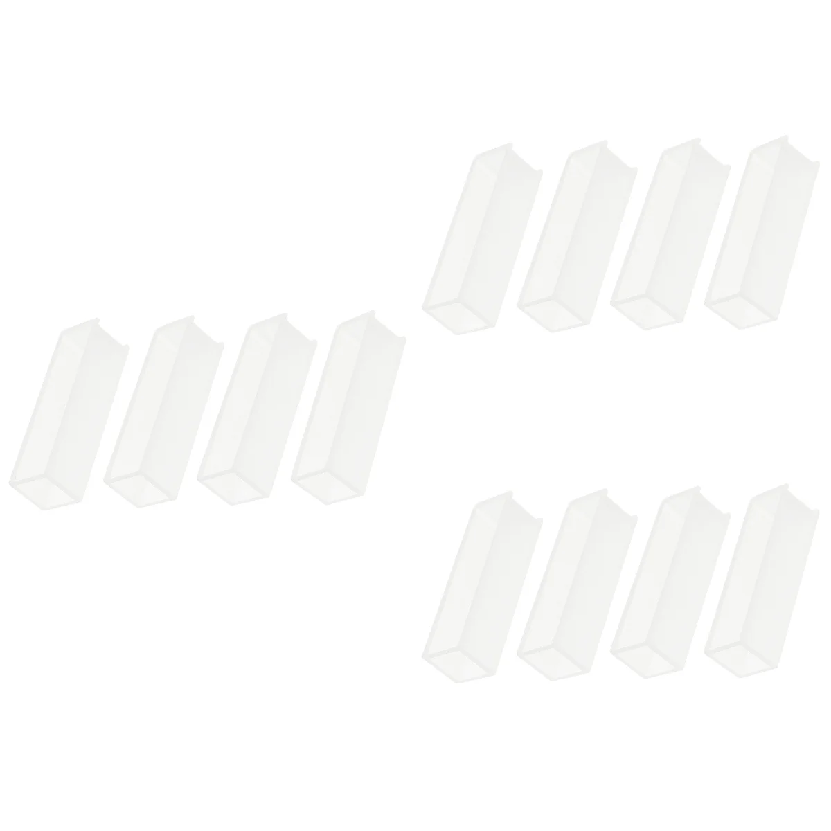 

12 Pcs Glass Cuvette Spectrophotometry Micro Photometer Comparative Analysis Laboratory