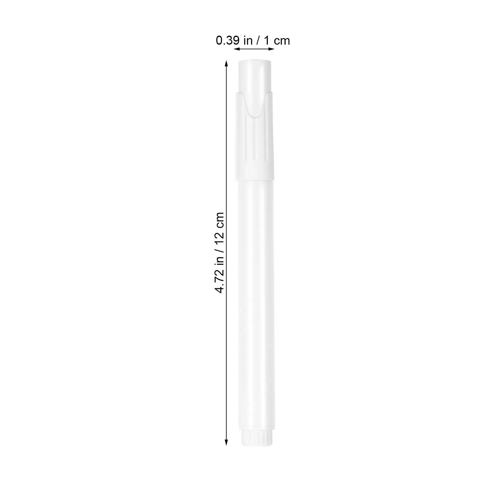 4Pcs 지울 수있는 액체 분필 마커 유리 창 거울 칠판 종이 플라스틱 용 흰색 휴대용 미세 팁 칠판 펜