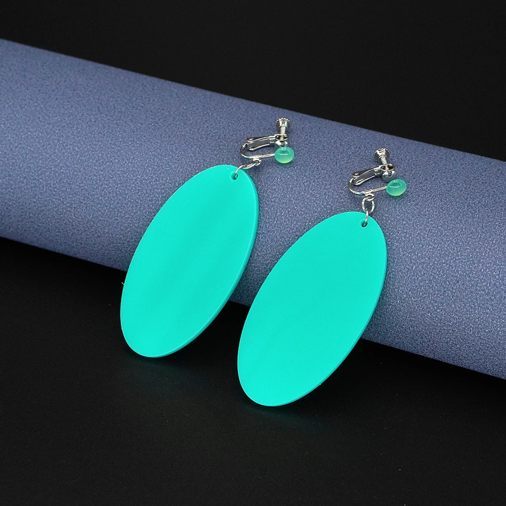 Earring Cosplay Momo Ayase Green Earstuds Earclips Women Jewelry