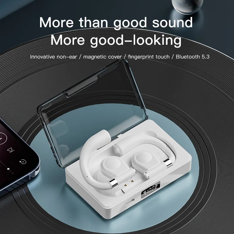 

Популярные открытые наушники Bluetooth, Спортивные Беспроводные наушники с шумоподавлением