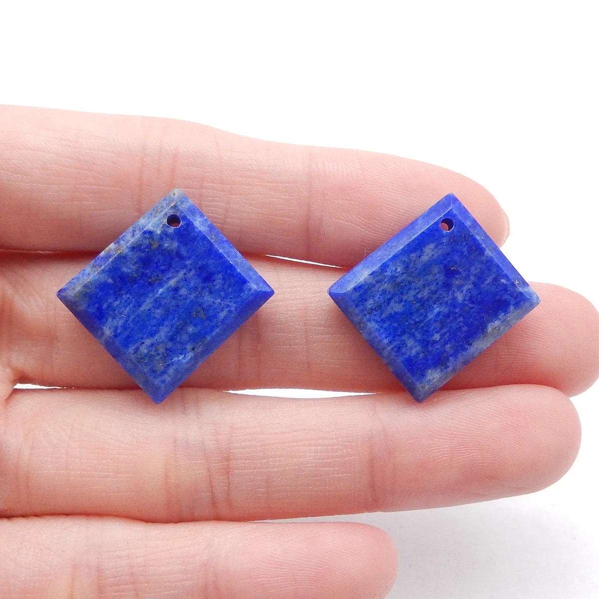 

Natural Lapis Lazuli Square Earrings for Women, Natural Gemstone Earrings Beads for Jewelry Making