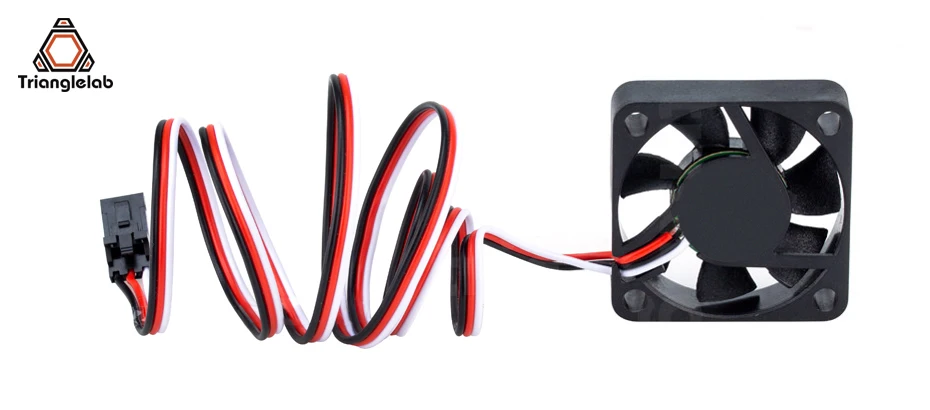trianglelab fios conjuntos de fãs dc para prusa impressora