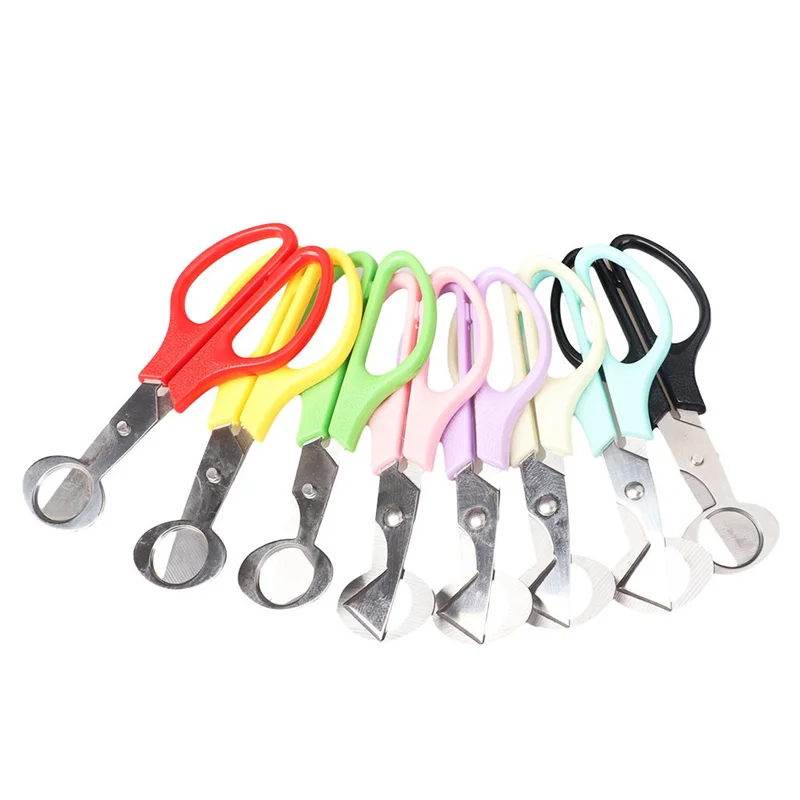 Description Picture 3 of item100Pcs/Lot Cigar Cutters Stainless Steel Blade Multifunction Durable Quail Egg Shell Scissors Kitchen Tools Rust Resistant