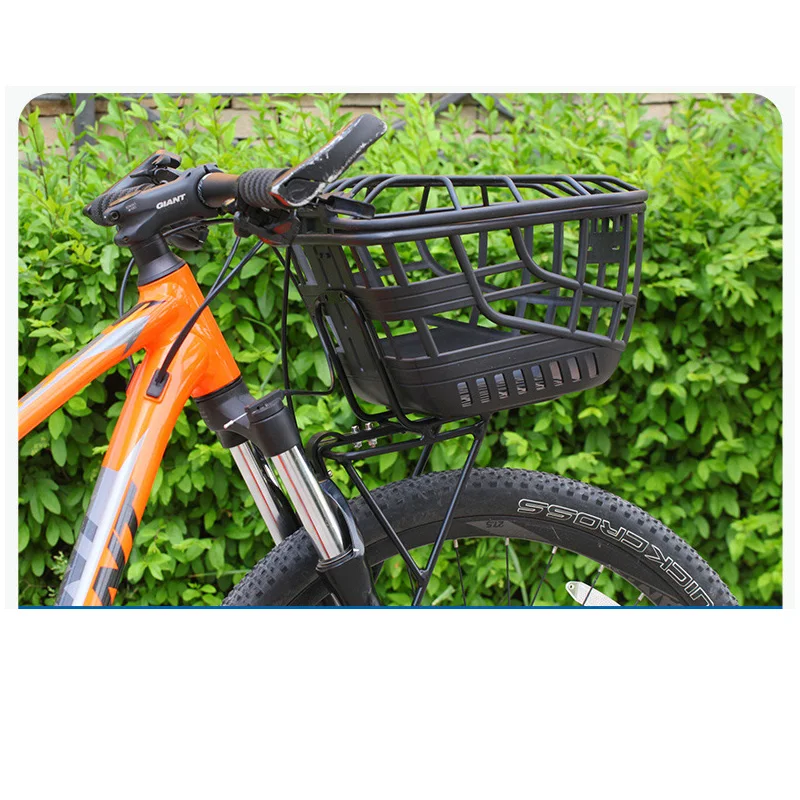 Soporte delantero para bicicleta de montaña, soporte para cesta de