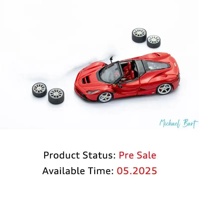 Street Buster In Stock 1:64 LaFerrari F150 Red Coupe Aperta