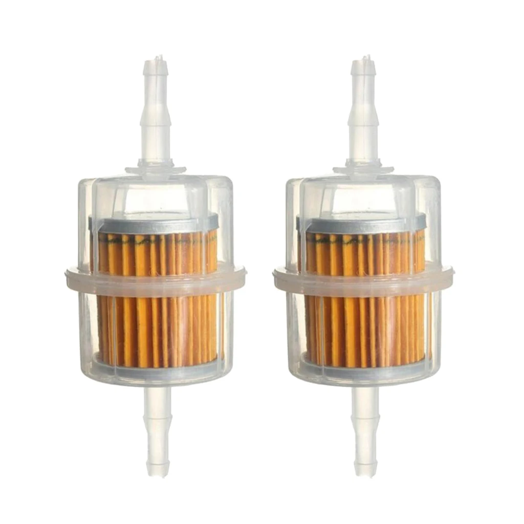Lot De 6 Filtres à Essence Universels 8mm - Pour Moto, Tondeuse, Scooter, Voiture