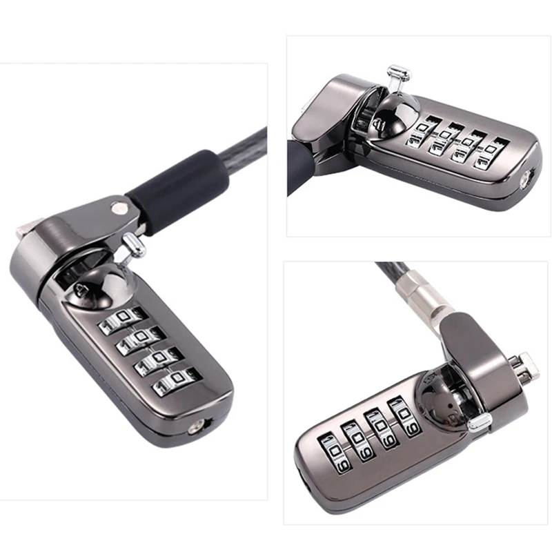 Laptop Cable Lock Laptop Security Locks Anti Theft 3 Keys 6.5 Ft Lomputer Lock Compatible For Laptops, Imac,Outdoor TV