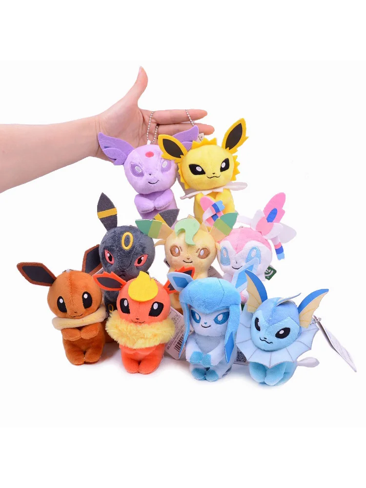 

Pokemon Plush Toys Kawaii Eevee Stuffed Moving Toys Charmander Squirtle Collect Gifts Doll For Boy Girl Gift