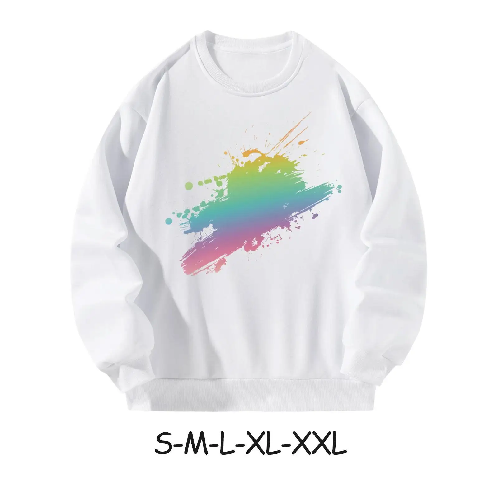 

Men Women Crewneck Sweatshirt Shirt Pullover for Work Female Male Daily Wear