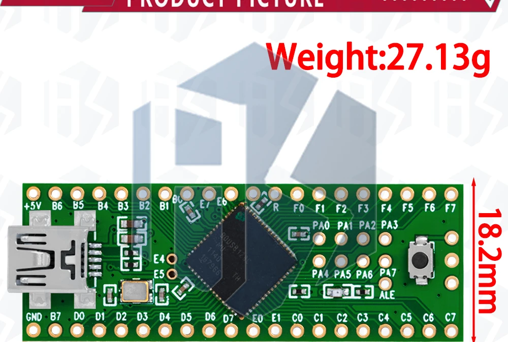 EGBO Winzig 2.0 + + USB AVR Entwicklung Board ISP U Disk Tastatur Maus Experimentelle Bord AT90USB1286 Für Arduino – Detail 30