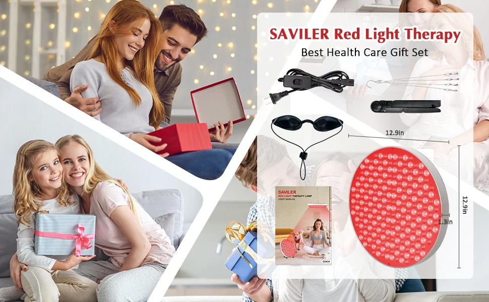 Red Light Therapy Led Panel Lamp With Stand For Pain Relief Skin_voghion.com
