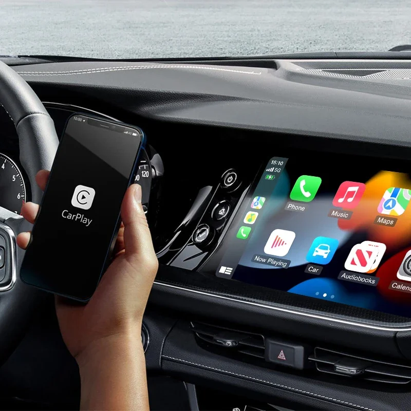 Wireless 2 in1 Android Auto Adapter Wireless CarPlay Dongle Car Intelligent Systems AI Smart Box For Car Wired CarPlay 6