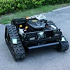 Customized Factory Supply Small Remote Control Crawler Mower Mini Grass Cutter Gasoline Engine Lawn Mower for Sale 4