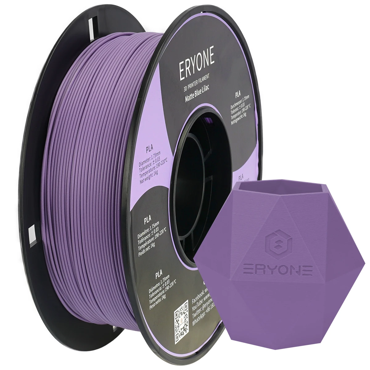 ERYONE Clearance Promotion TPU PLA PLA+ Silk Rainbow Ultra Silk 3D Printing Filament 1KG/0.5KG For FDM 3D Printer Fast Shipping