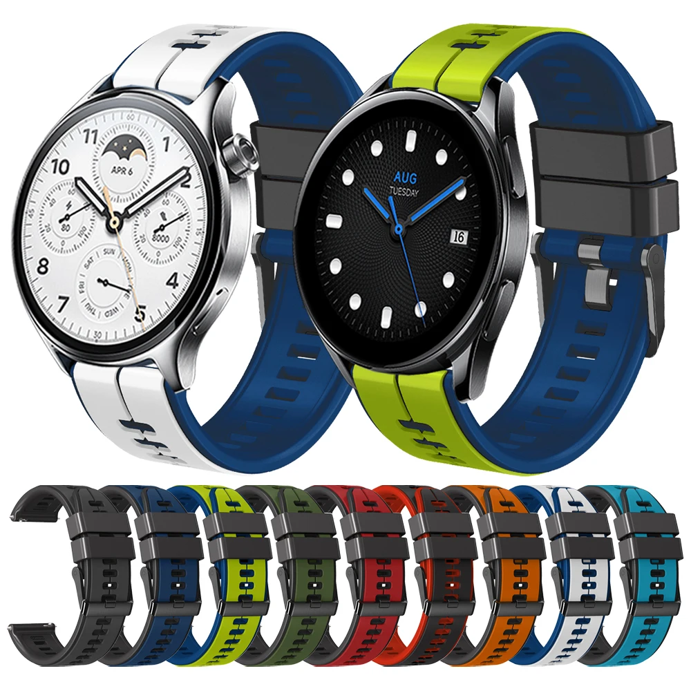 

Easyfit Strap For Xiaomi Watch S2 46mm 42mm / S1 Pro / Active Silicone Band Watchband For Mi Watch color 2 Wristband Bracelet