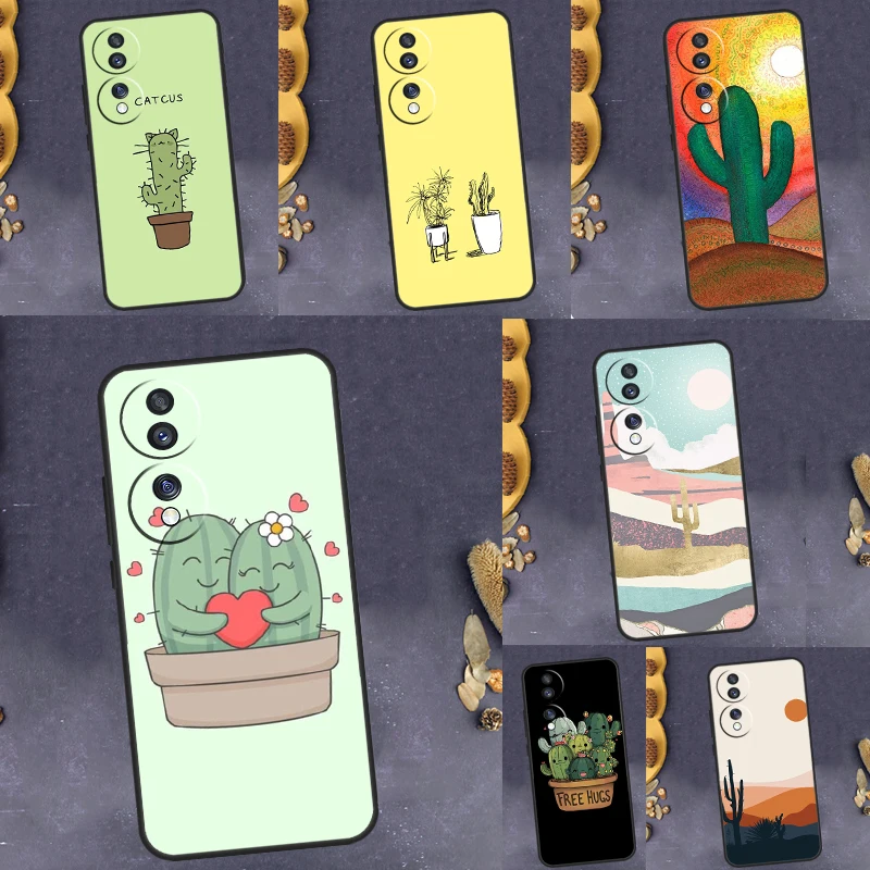 Stylish Cactus Design Protective Phone Case
