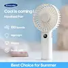 New Handheld Personal Fan Portable Mini USB Hand Fan 3600mAh Rechargeable Mini Fan with Stepless Speed Control Display Nightligh 1