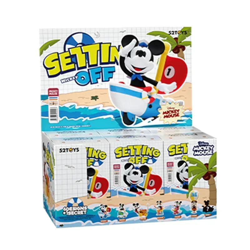 Genuine Disney Mickey Now Go Series Blind Box Classic Tide Play Decorazione Da Tavolo Modello Hand Do Girls Creative Gift