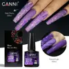 Canni Reflective Gel Bright Effect Party Shining Rainbow Cat Eye Nail Gel Polish 7.3ml Semi Permanent Glitter Laser Nail Lacquer 2