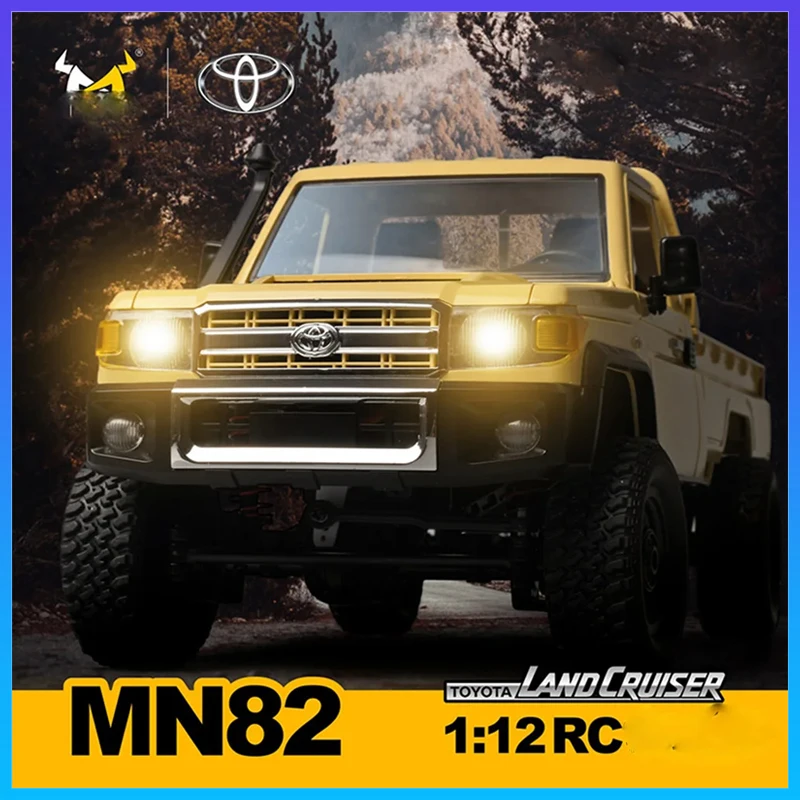 Mang Niu MN82 Four-drive Remote Control Off-road Vehicle 1:12 Toyota Land Patrol Pickup Climbing Model Toy Children's Gift 2