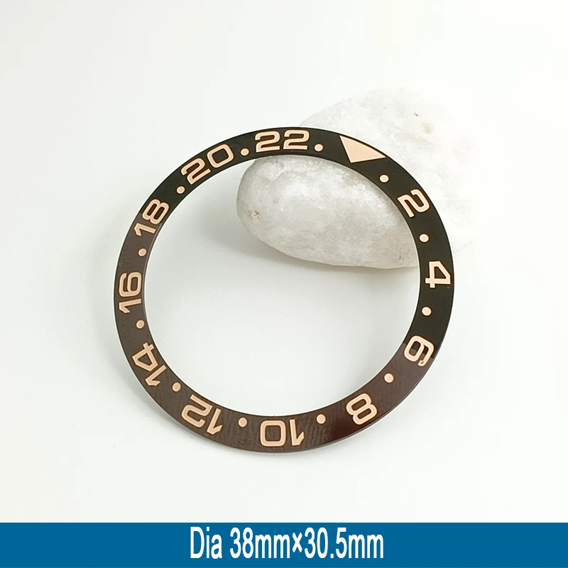 38 mm x 30,5 mm schräger Keramik-Lünetteneinsatz, passend für SKX007 SKX009 SRPD GMT SUB Uhrengehäuse, Herrenuhr-Ring-Teile, Nachrüstung – Detail 9
