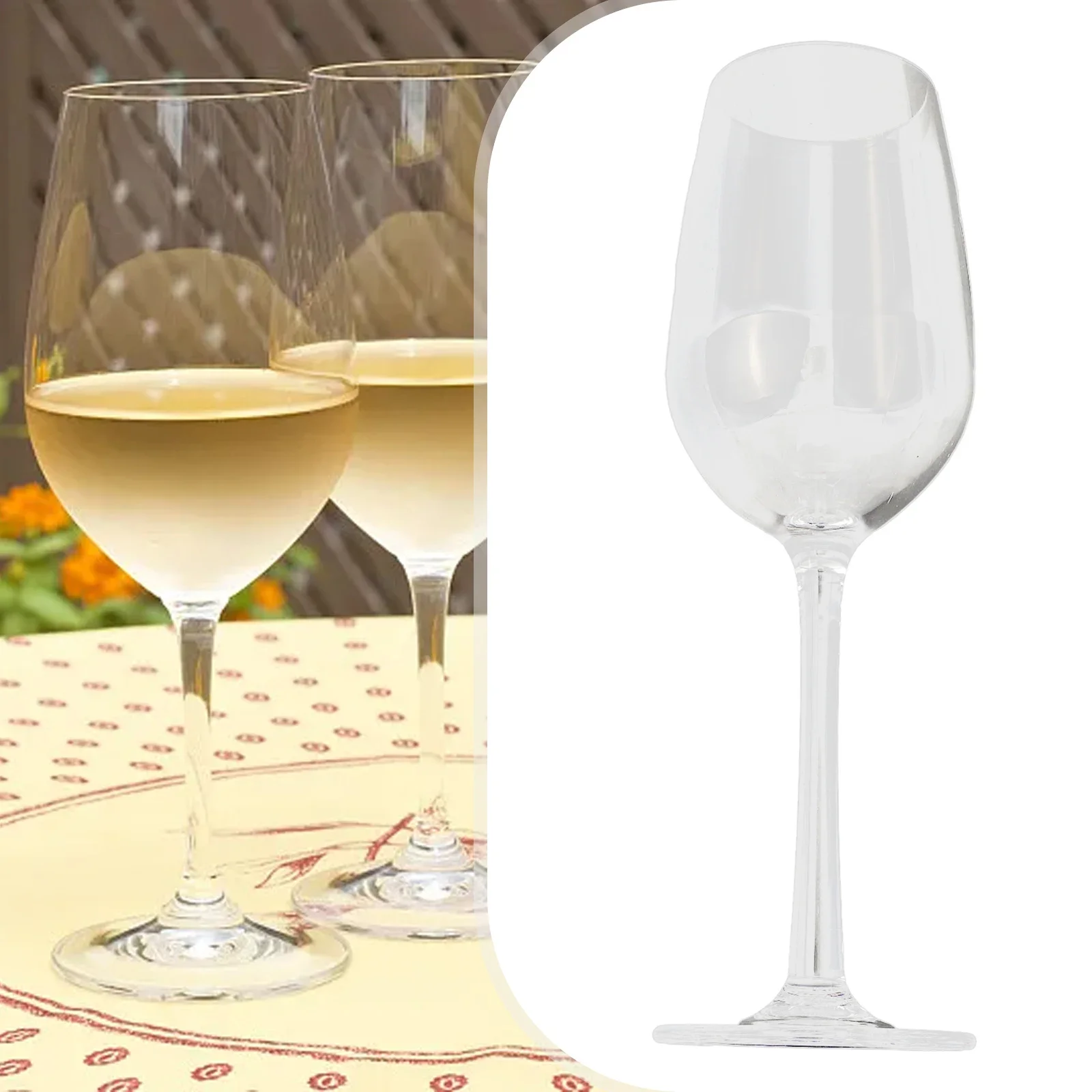 

320ML/550ML/580ML Plastic Cup Transparent Unbreakable Silicone Plastic Wine Glass Cups Bar Home Goblet Kitchen Tools Accessories