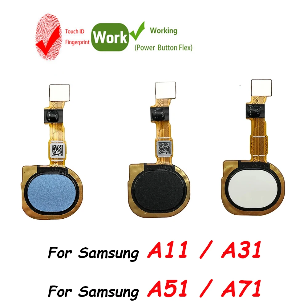 

Fingerprint Sensor For Samsung A11 A21 A21S A31 A51 A71 Fingerprint Sensor Scanner Touch ID Connecter Flex Cable