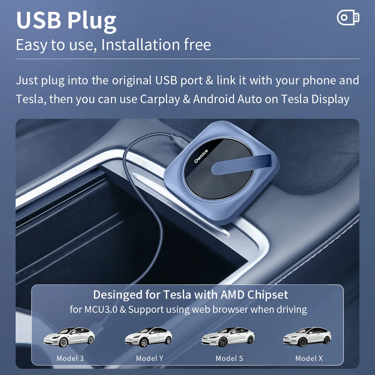 Tesla Model 3 Y X S  CarPlay   SIM ī  Spotify Waze ȵ̵ Auto Carplay  ڵ Ai ڽ ũ ȭ