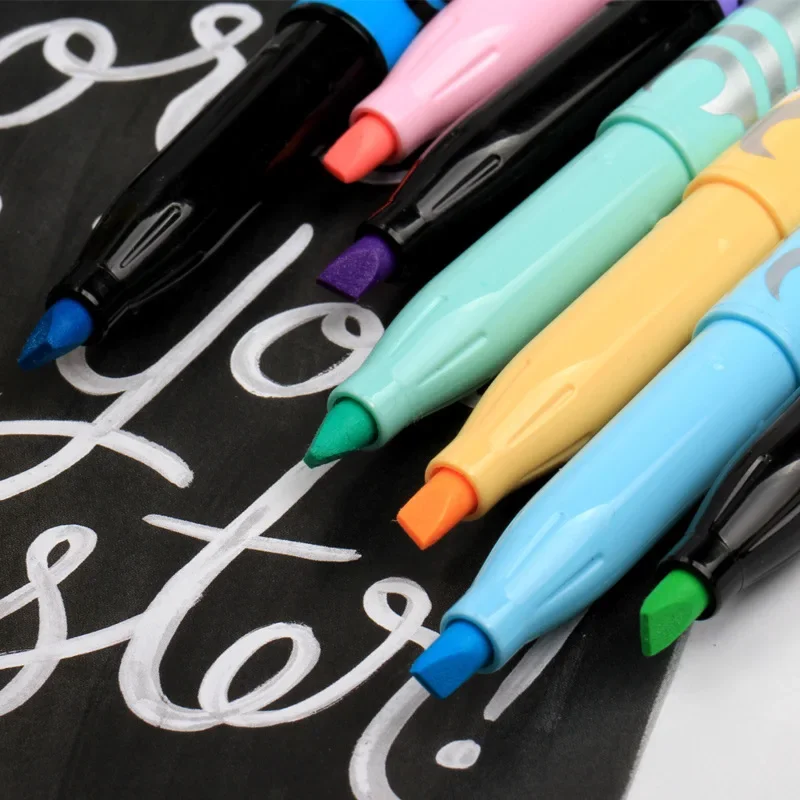 Pastel Erasable Highlighter Pen Set for School and Office Supplies