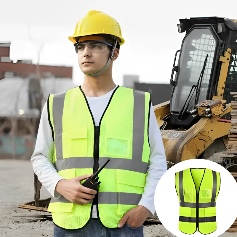 Adjustable Reflective Highlight High Visibility Safety Vests for Running Cycling Sports Traffic Night Outdoor