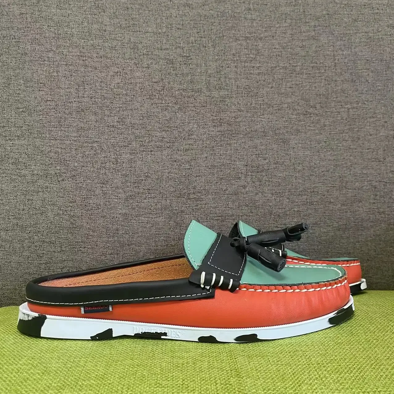 SEBAGO Luxury Brand Men Homme Authentic Docksides Shoes - Premium Genuine Suede Leather Moc Toe Lace Up Boat Shoes 146A