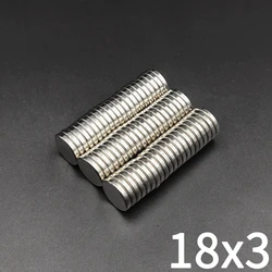Ultra - Durable Powerful Disc Magnets for Fridge, DIY Projects, and Crafts (18mmx3mm)