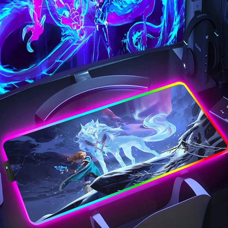 DOTA2 ӿ  LED Ʈ, Ÿ 2 ӿ LED Ʈ 콺 е, RGB  å Ű 콺 е, ǻ ׼
