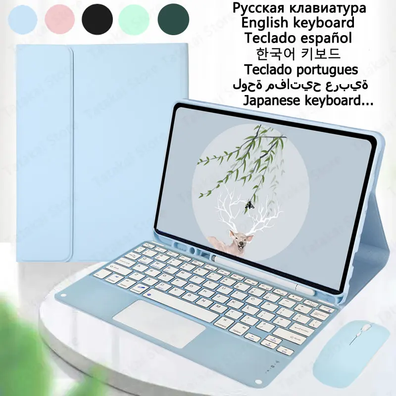 

11'' Funda for Samsung Galaxy Tab S9 Case 2023 New Tablet Case for Galaxy Tab S9 Keyboard Touchpad Keyboard SM-X710 X716B X718U