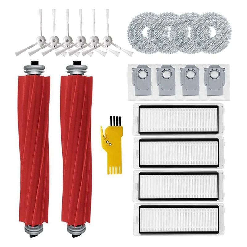 

For Roborock Q Revo Robot Vacuum Cleaner Replacement Main Side Brushes Hepa Filters Mop Pads Dust Bags