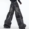 FEWQ Men Jeans Wide Leg Loose Fitting Niche Casual Pants High Waisted Male Trousers 2024 New Streetwear Fashion Autumn 24X1714 4