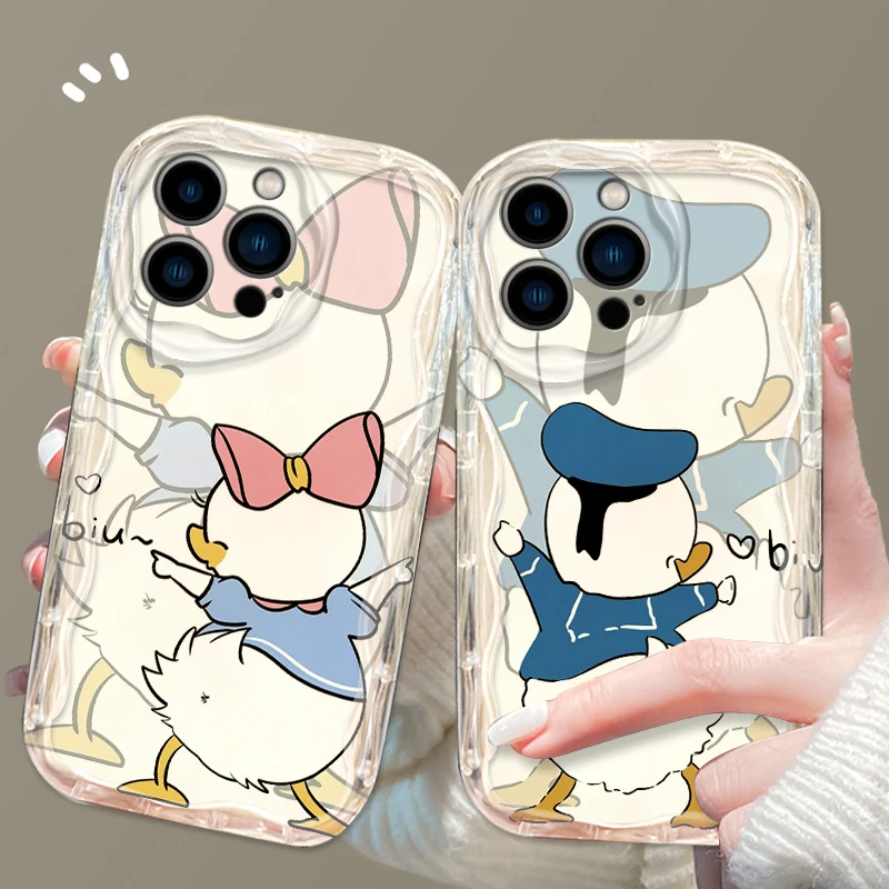 Donald Duck Topolino Per Apple Iphone 15 14 13 12 11 Xs Xr X Pro Max Plus Wave Oil Funda Phone Case