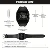 Men's Digital Watch, Outdoors Sports Waterproof Electronic Watches with LED Backlight 5D Pedometer Countdown Stopwatch Stopwatch 6