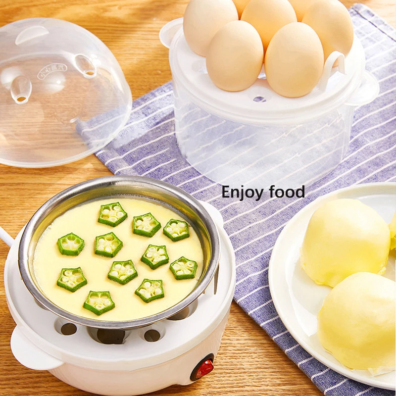 Electric Egg Cooker Multifunction Electric Egg Cooker Single And Double Layer Egg Boiler Kitchen Steamed Rapid Breakfast Cooking Appliances