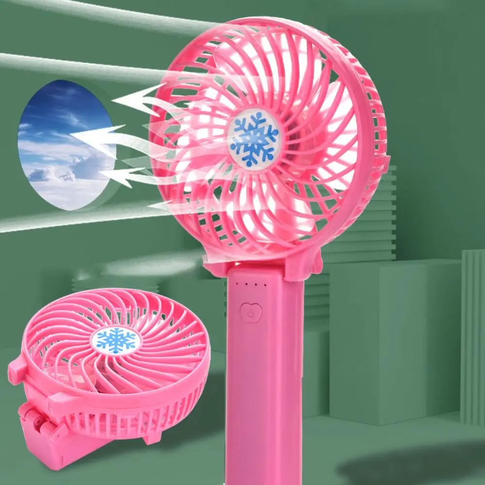 

Mini 3 Gears Adjustable Summer Portable Cooling Fans Folding Desk Fan Cooler Cooling Hand-held Fan