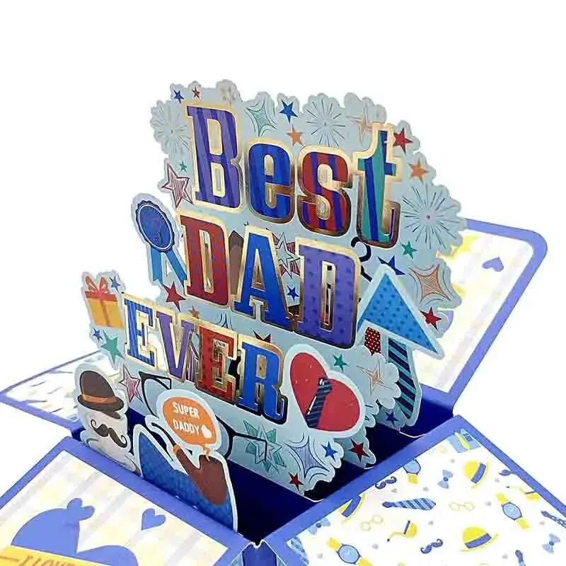 1PC 3D Pop Up Greeting Cards Birthday Postcard Box Bouquet Flower Greeting Cards Thank You Girlfriend Teacher Mother's Day Gift greeting cards
