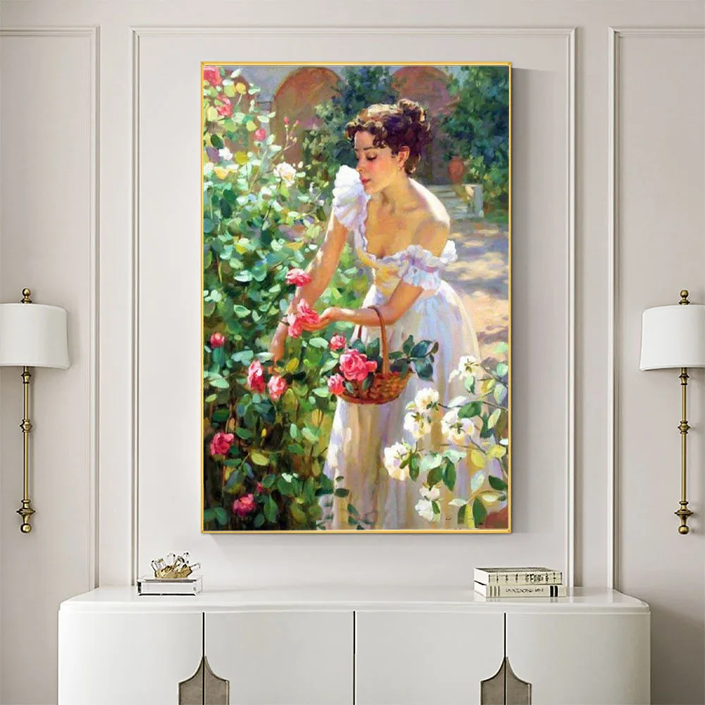 Cross Stitch Kit Angel Butterfly Printed Canvas 11CT Cross Stitch Full Kit DIY Embroidery DMC Threads Hobby Handiwork Handmade