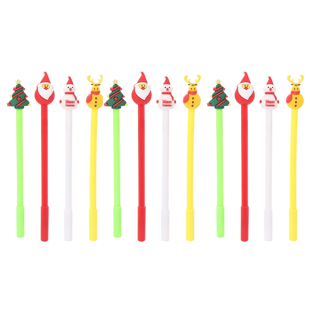 

20 Pcs Writing Pen Christmas Gel Student Children's Toys Markers Plastic Office