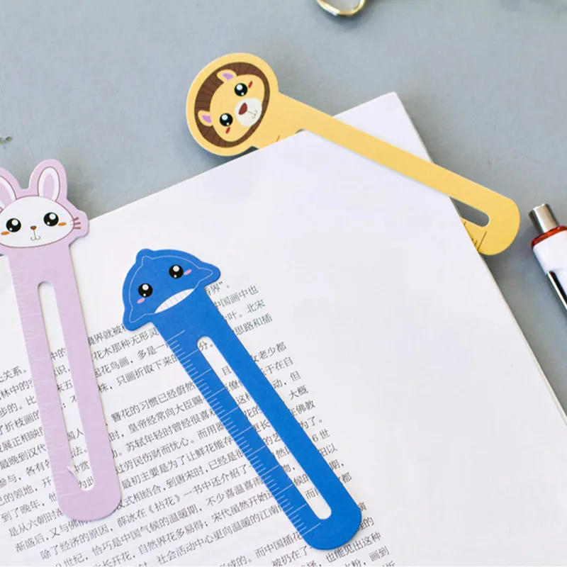 30pcs/lot Cute Animal Farm Paper Bookmark for Book Holder Multifunction Bookmark Stationery Children School Supplies Kawaii Gift