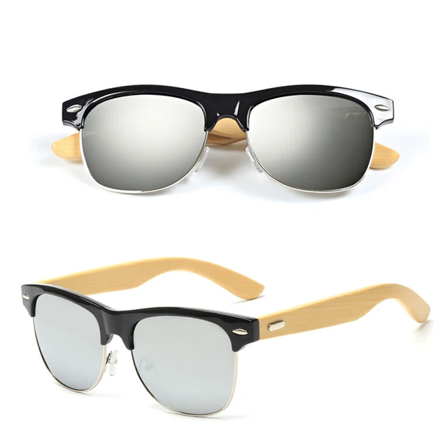 Bamboo Oval Sunglass 2